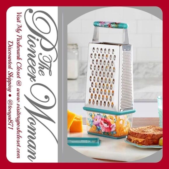 🦋 New Pioneer Woman Sweet Romance 2-Piece Box Grater Set - Picture 1 of 5